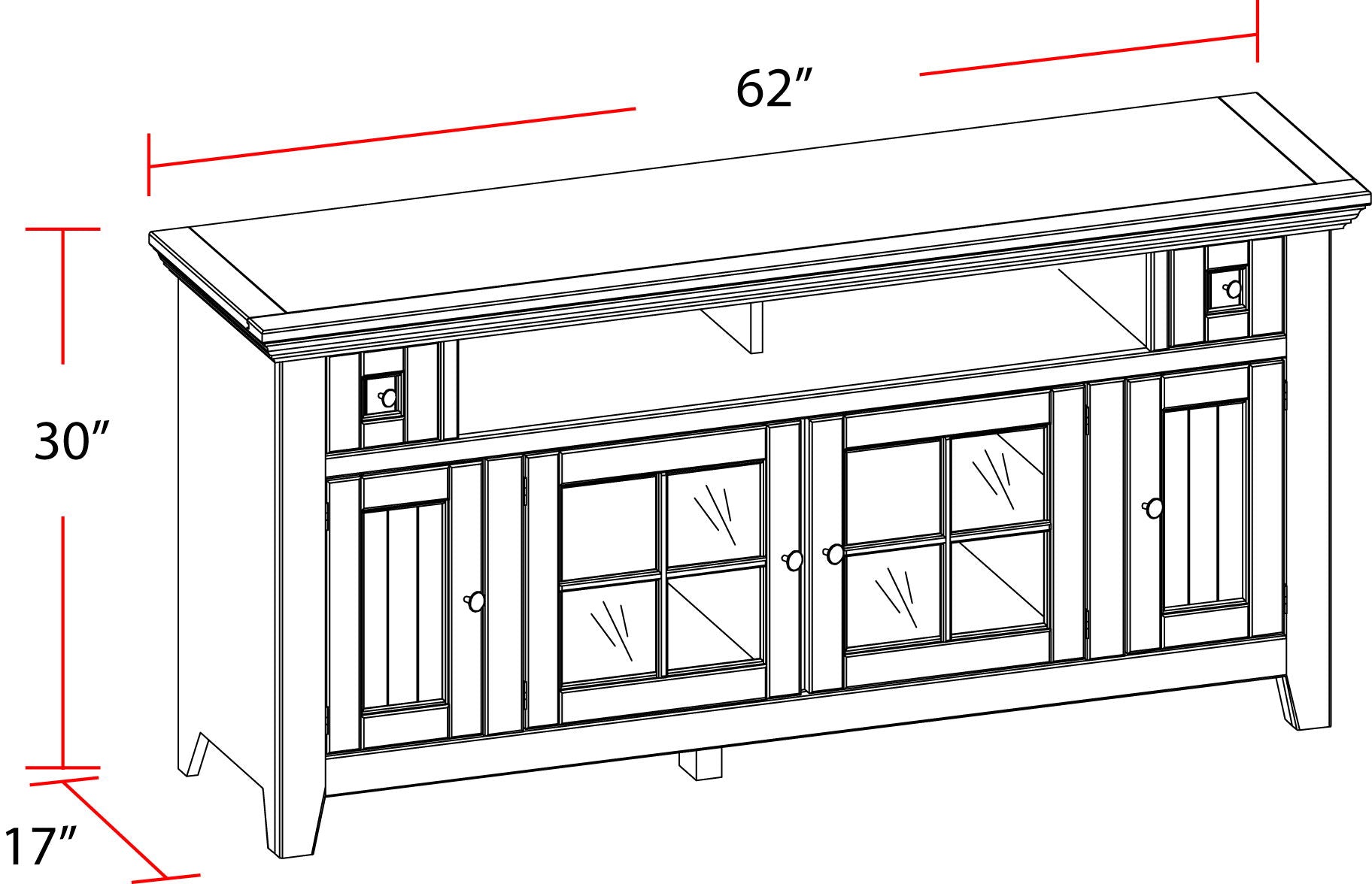 Tidewater - TV Console