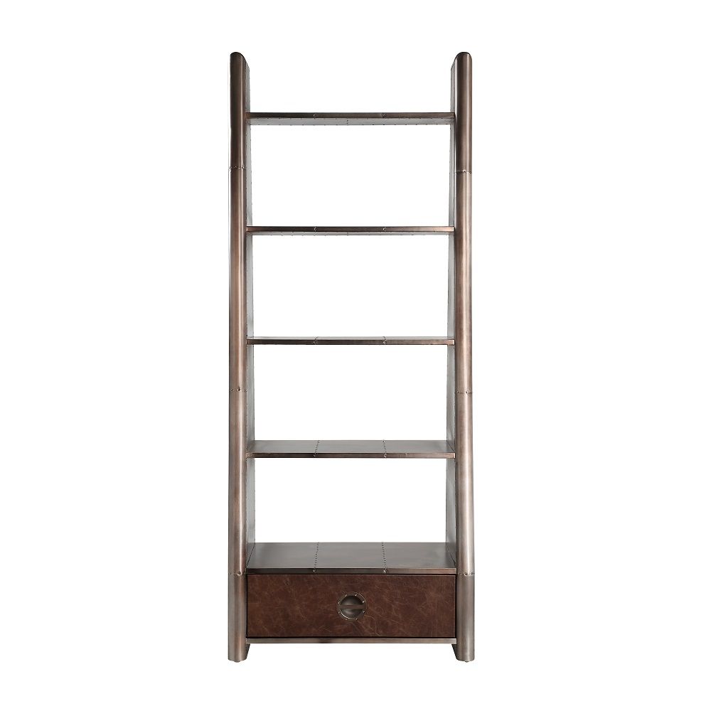 Brancaster - Bookcase - Aluminum - Urban Living Furniture (Los Angeles, CA)