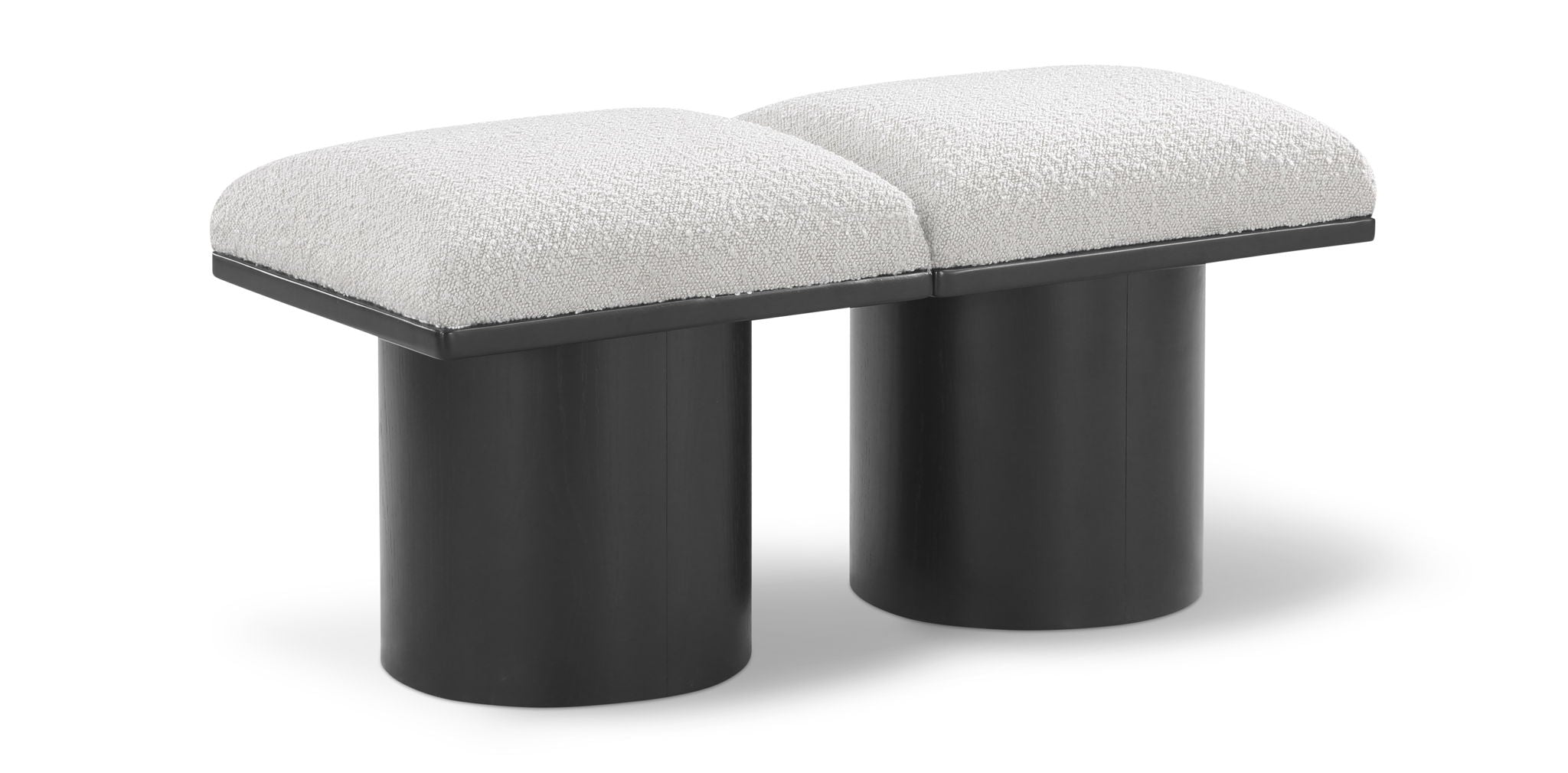 Pavilion - 2 Piece Modular Bench With Black Base - Urban Living Furniture (Los Angeles, CA)
