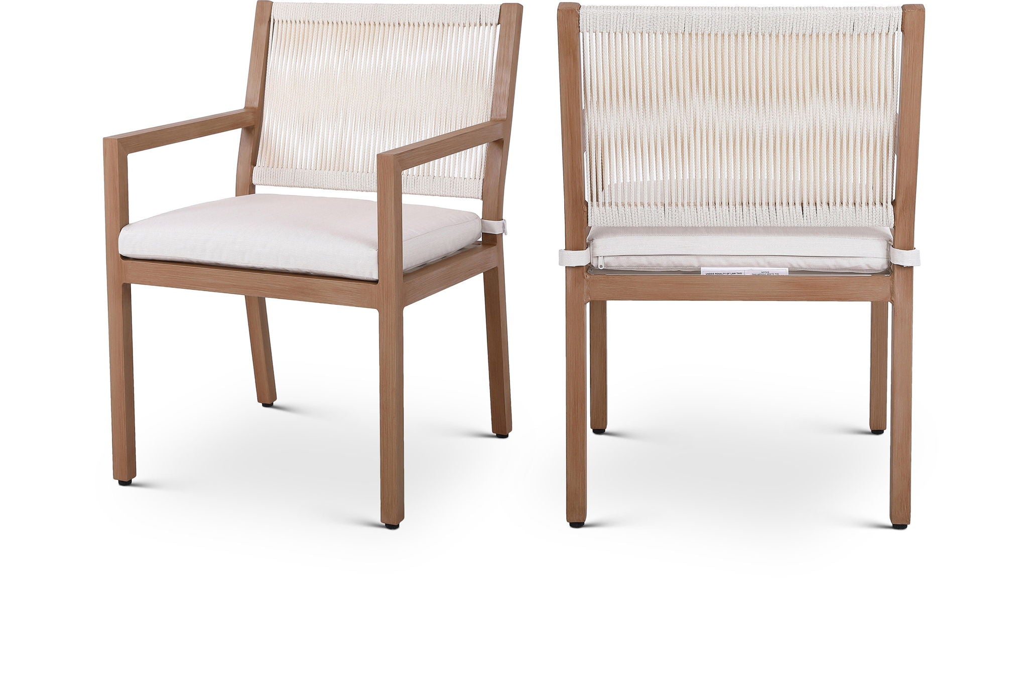 Maui - Water Resistant Outdoor Patio Dining Arm Chair (Set of 2)