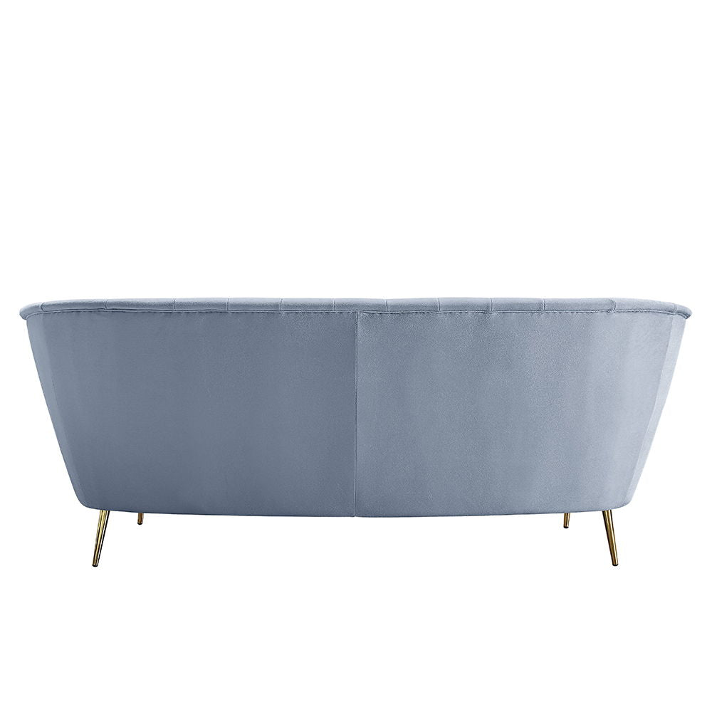 Bayram - Sofa - Light Gray Velvet - Urban Living Furniture (Los Angeles, CA)