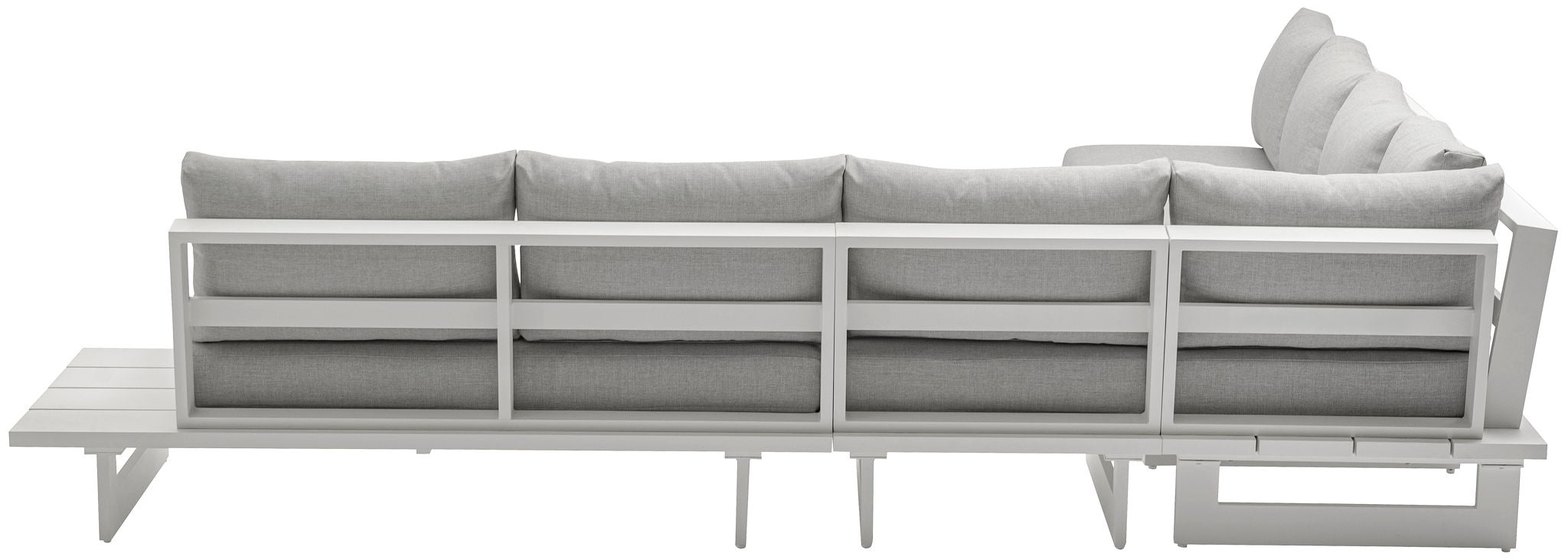 Maldives - 5 Piece Water Resistant Outdoor Patio Modular Sectional With White Base - Urban Living Furniture (Los Angeles, CA)