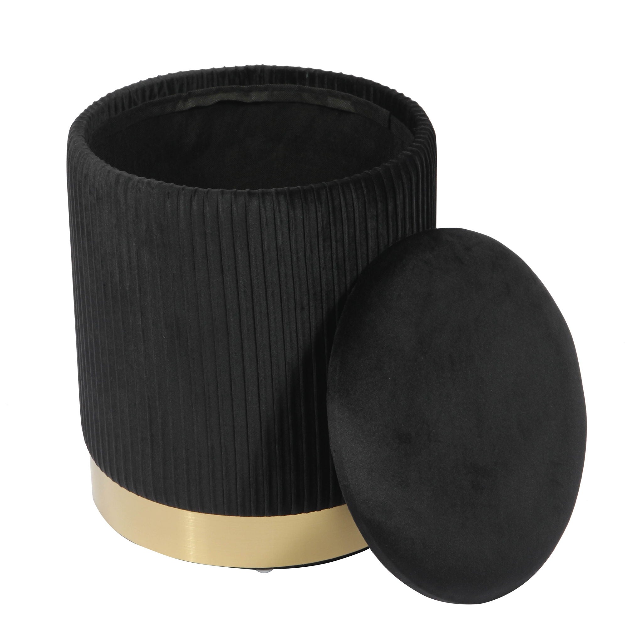 Zoe - Velvet Storage Ottoman - Urban Living Furniture (Los Angeles, CA)