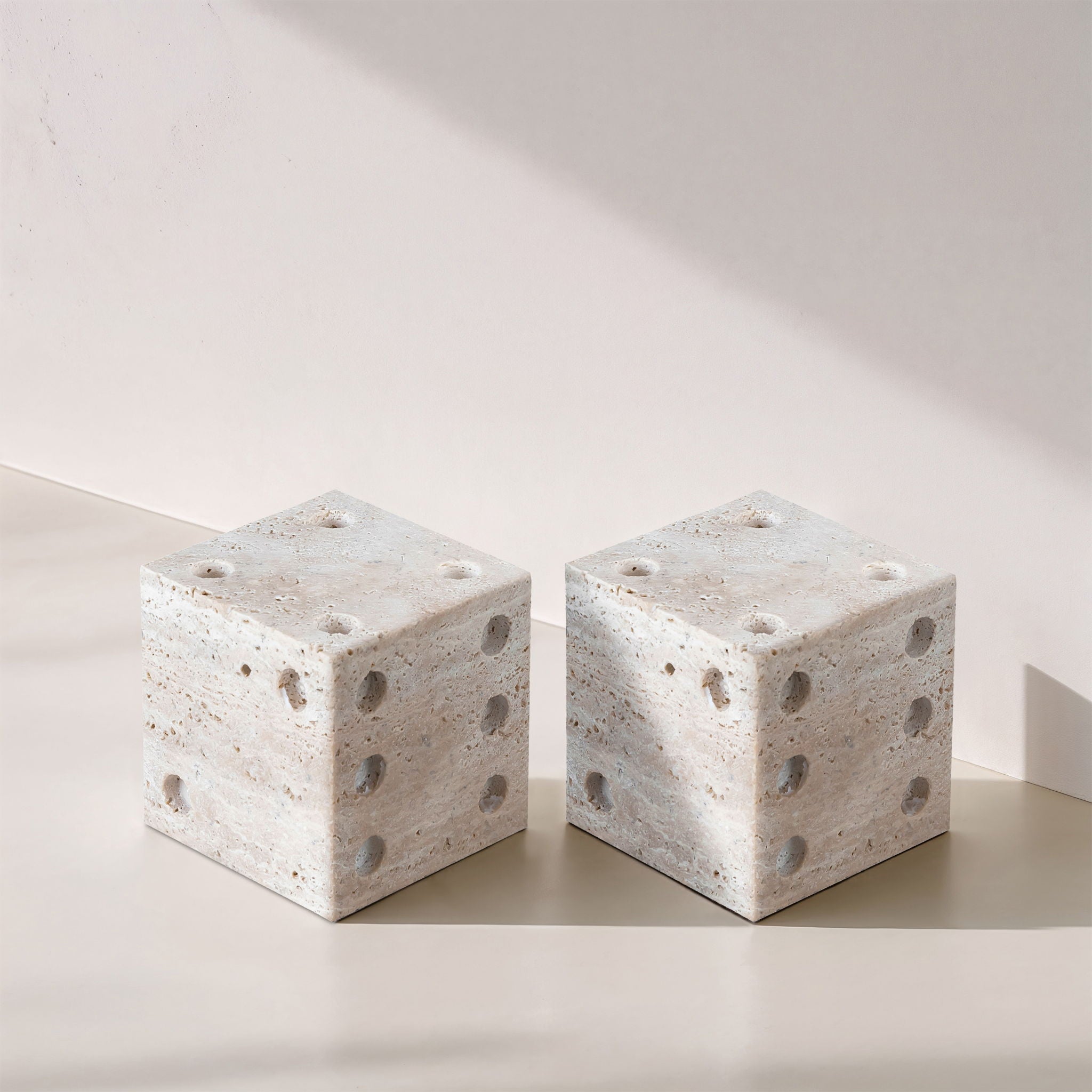 Dice - Travertine Decorative - Natural - Urban Living Furniture (Los Angeles, CA)