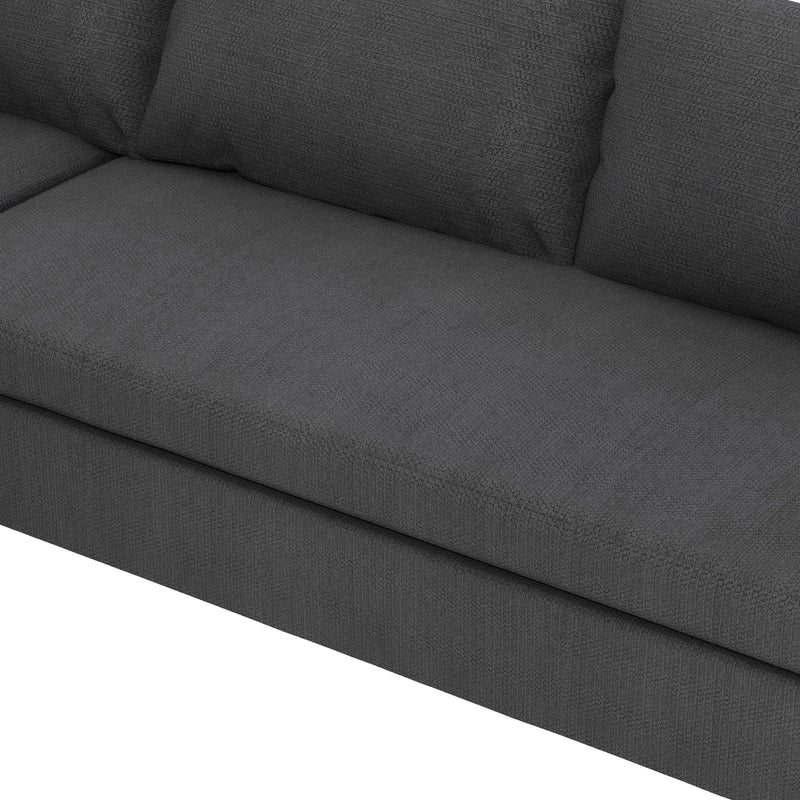 Modern Modular Sectional Oversized Couch Set With Pillows, Minimalist Style Wide Seat Comfy Sofa