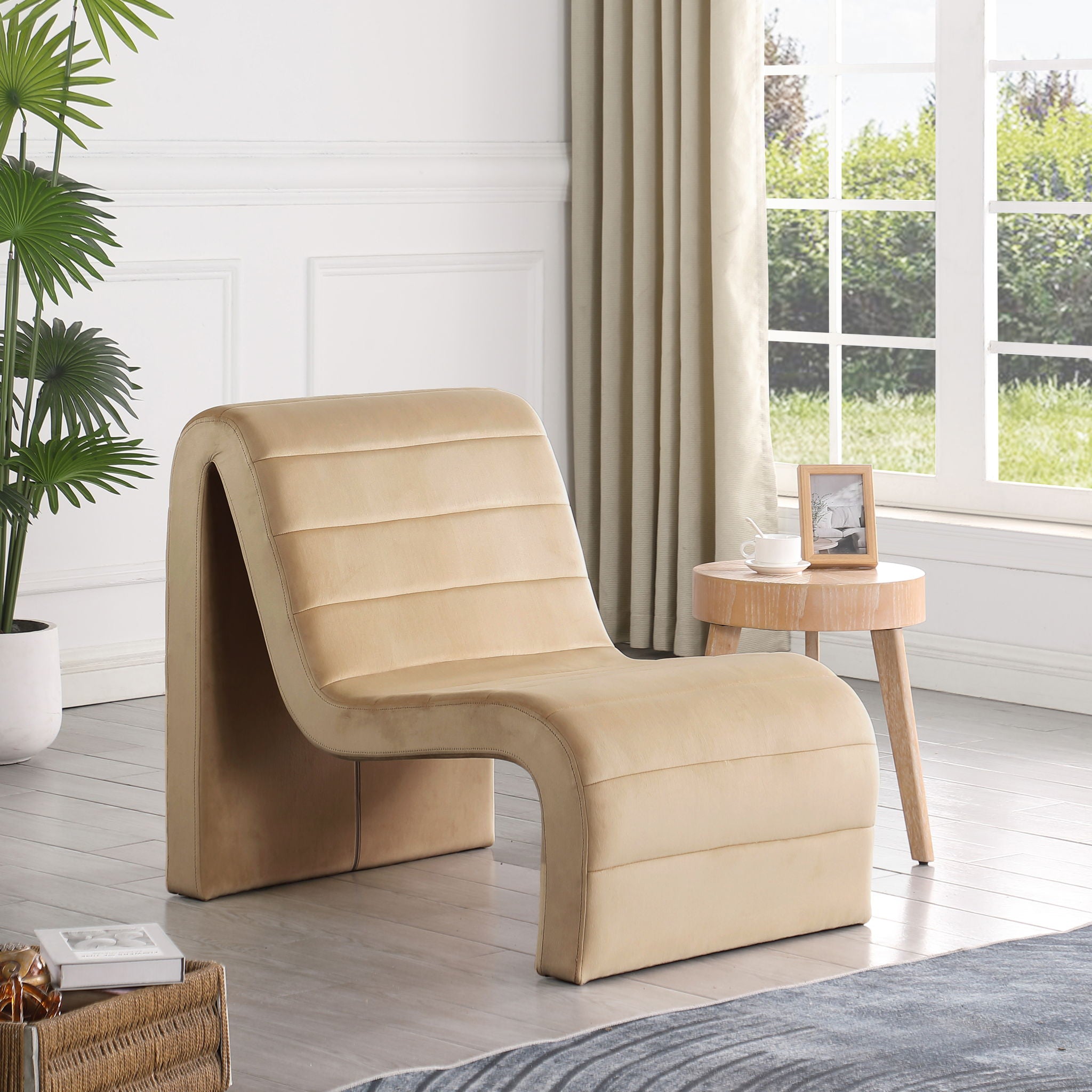 Ivy - Velvet Accent Chair - Urban Living Furniture (Los Angeles, CA)