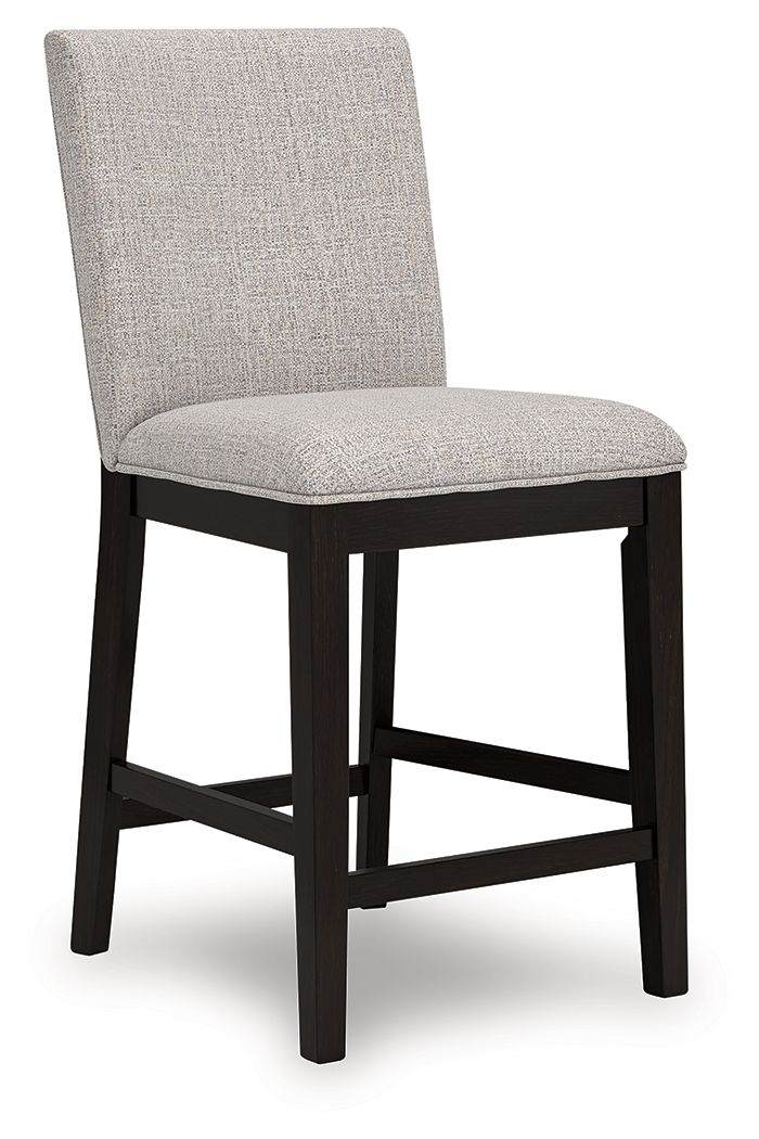 Neymorton - 5 Pc. - Rectangular Dining Room Counter Table, 4 Barstools - Dark Grayish Brown - Urban Living Furniture (Los Angeles, CA)