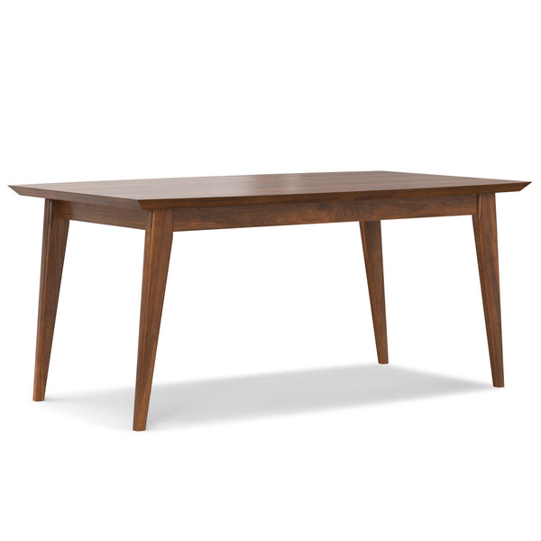 Draper - Mid Century Extendable Dining Table - Brown