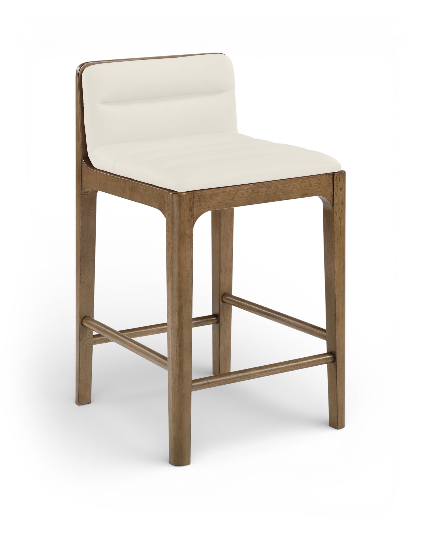 Ellis - Vegan Leather Upholstered Counter Stool (Set of 2) - Brown Base - Urban Living Furniture (Los Angeles, CA)