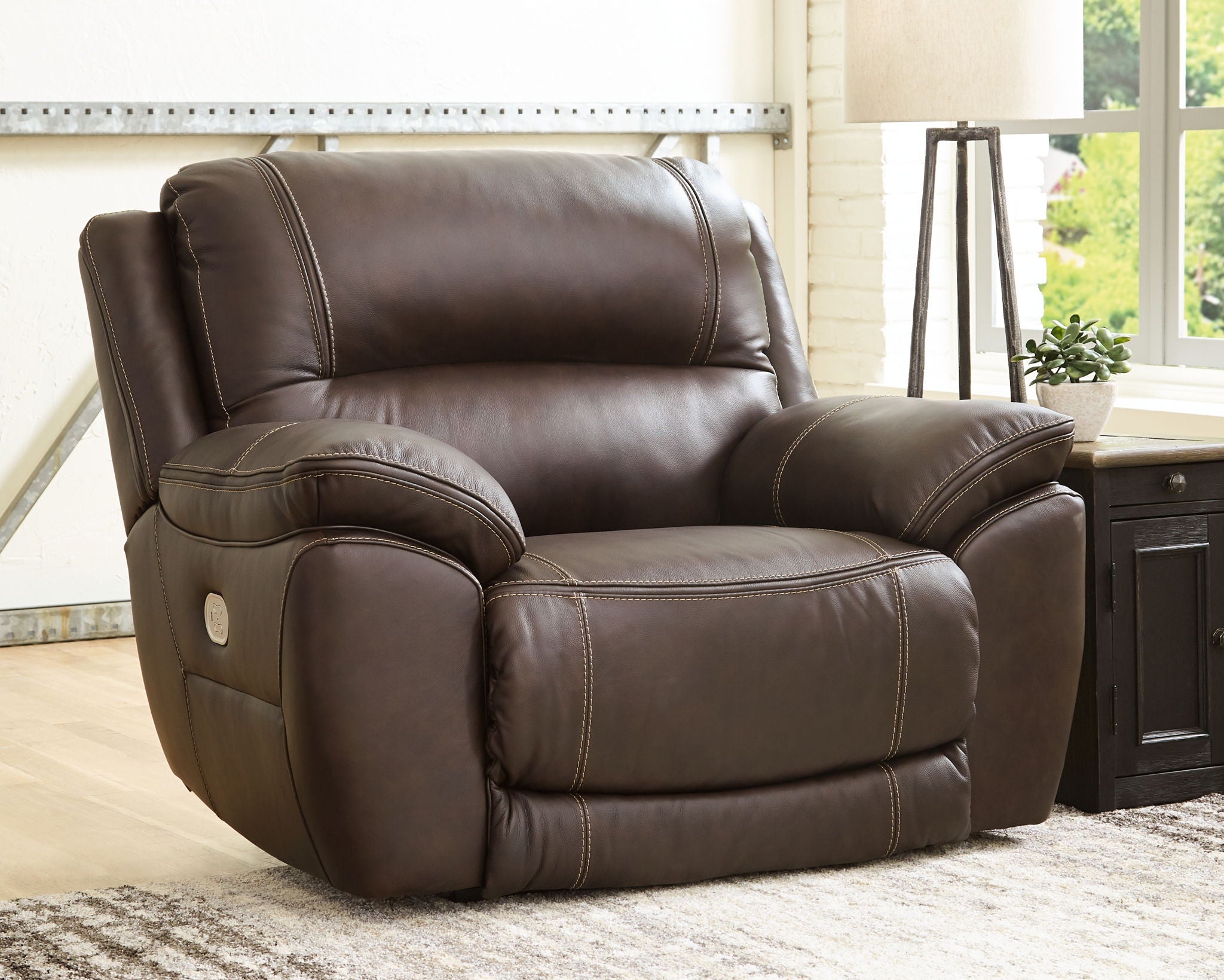 Dunleith - Chocolate - Zero Wall Recliner w/PWR HDRST - Urban Living Furniture (Los Angeles, CA)