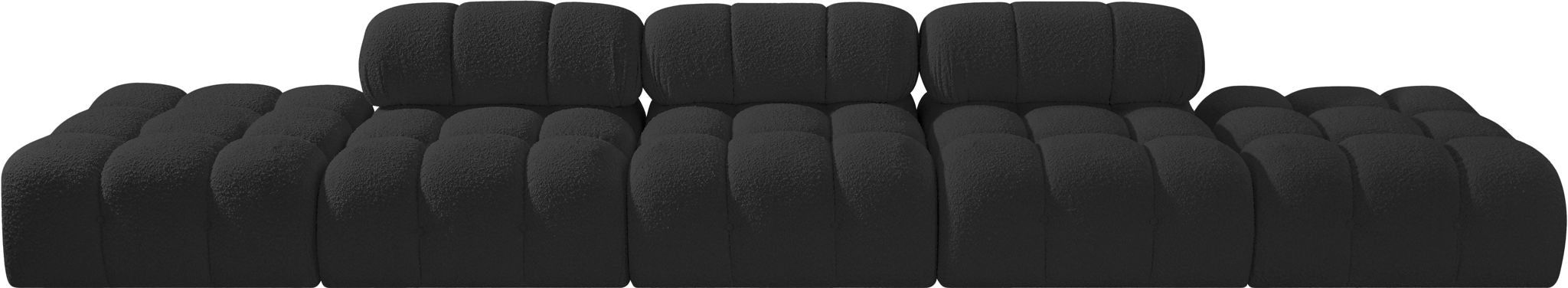 Ames - 5 Piece Boucle Upholstered Modular Sofa With 2 Armless Seats - Urban Living Furniture (Los Angeles, CA)