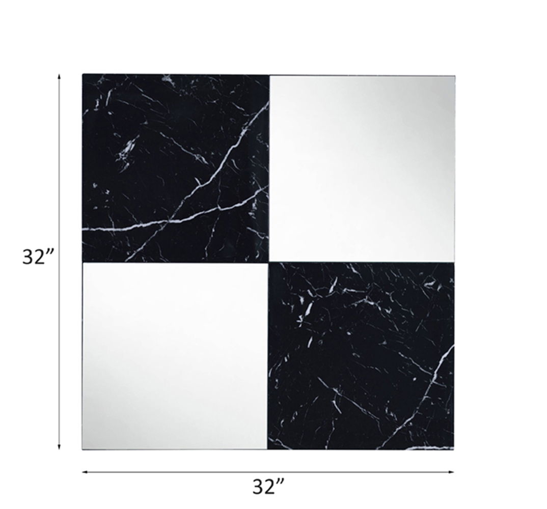 Angwin - Accent Mirror - Mirrored & Faux Marble Top - Urban Living Furniture (Los Angeles, CA)