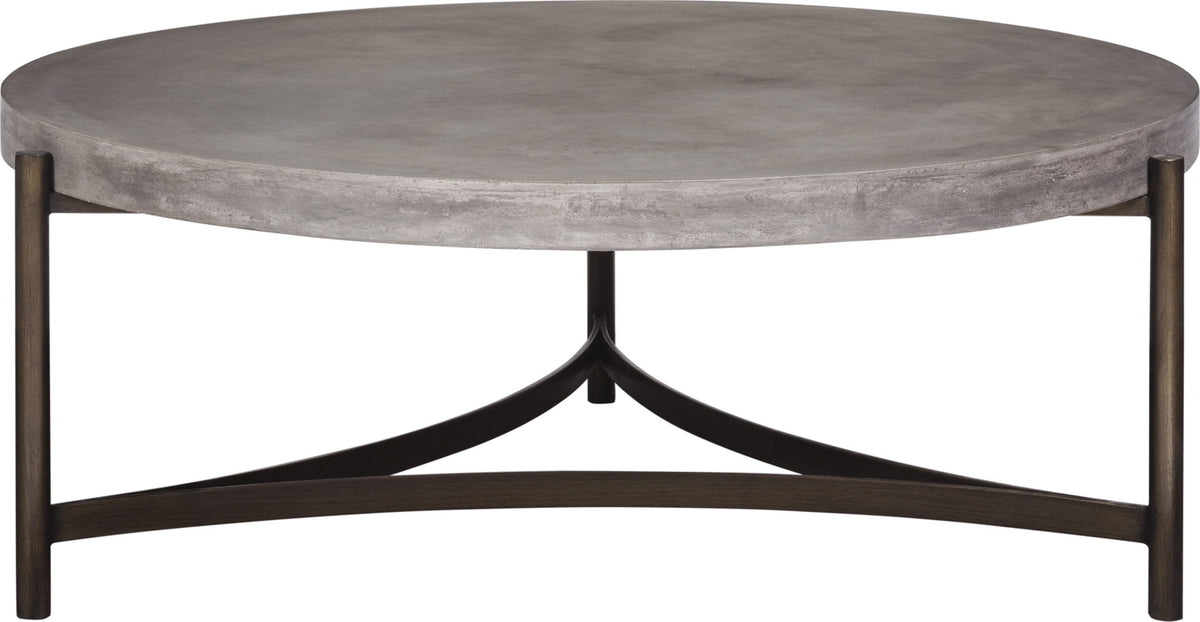 Lyon - Round Concrete And Metal Table