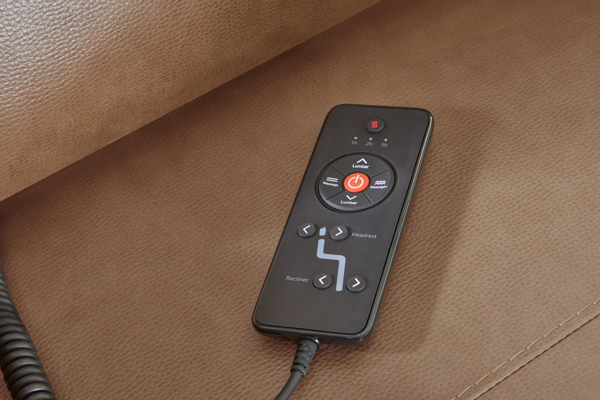 Momentum - Power RAF Zero G Recliner With Heat And Massage - Cashew