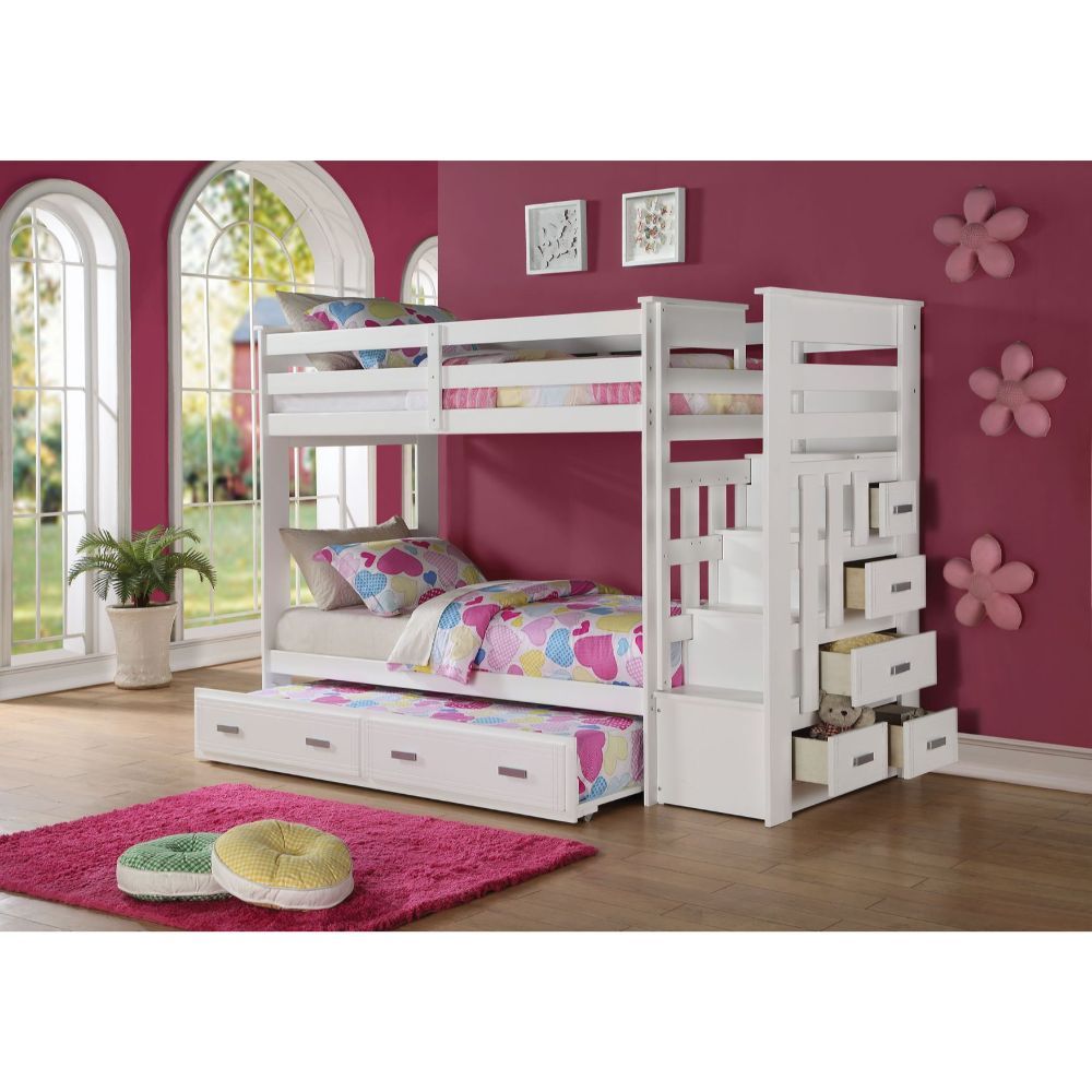 Allentown - Bunk Bed w/Storage Ladder & Trundle - Urban Living Furniture (Los Angeles, CA)