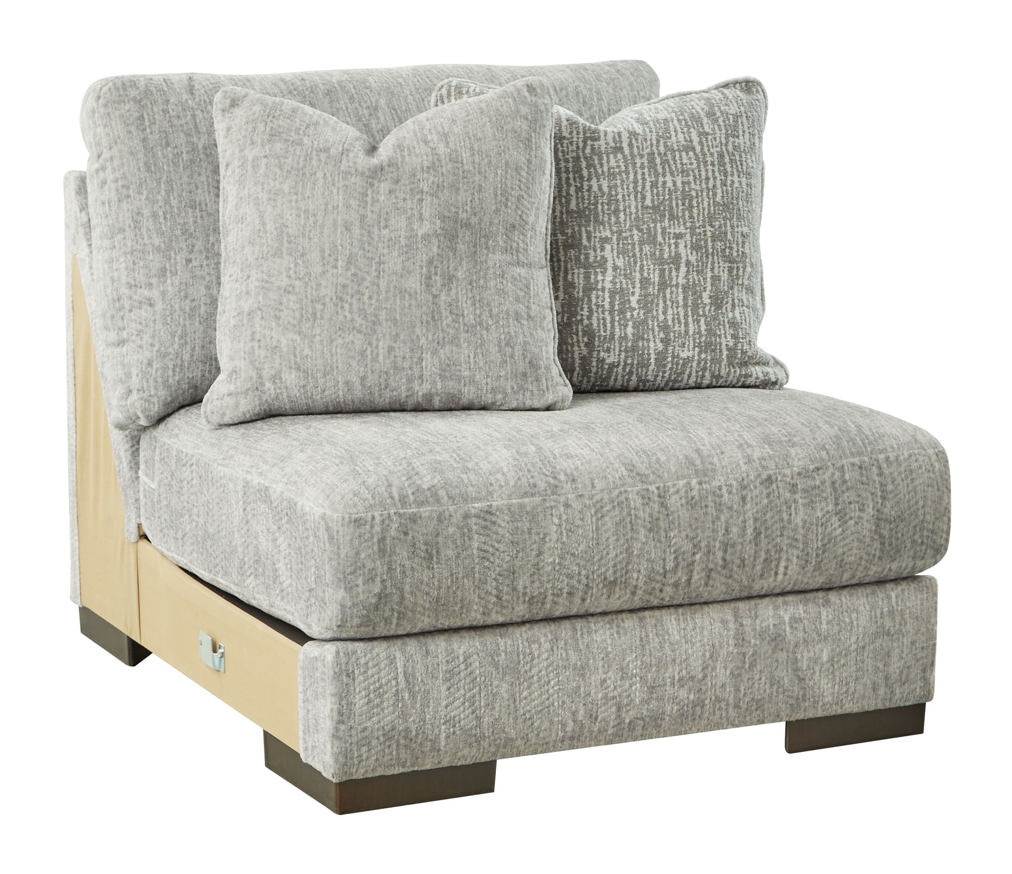 Regent Park - Pewter - Armless Chair - Urban Living Furniture (Los Angeles, CA)