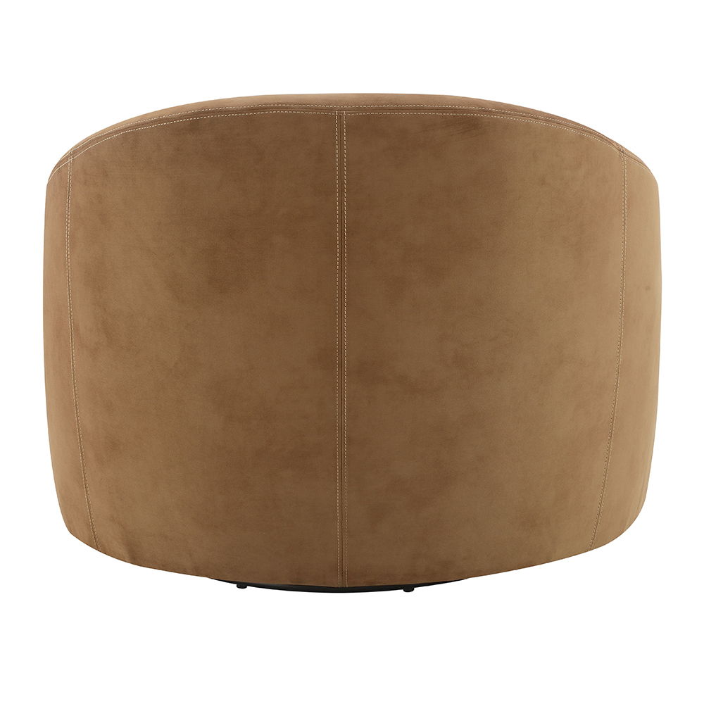 Zoey - Accent Chair With Swivel - Chocolate Suede - Urban Living Furniture (Los Angeles, CA)