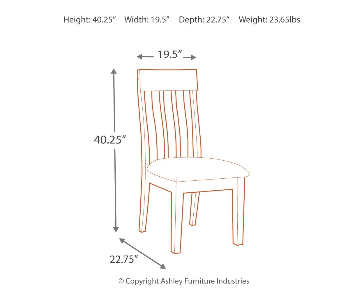 Ralene - Medium Brown - Dining UPH Side Chair (Set of 2) - Urban Living Furniture (Los Angeles, CA)