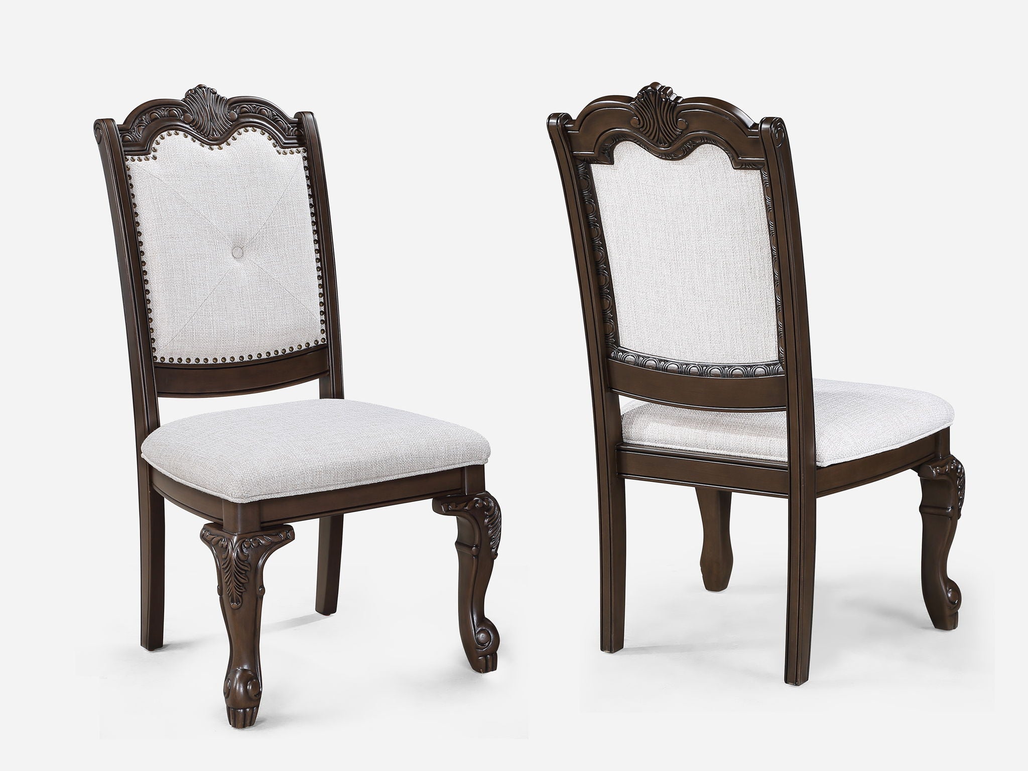 Kiera - Side Chair (Set of 2) - Cherry Brown - Urban Living Furniture (Los Angeles, CA)