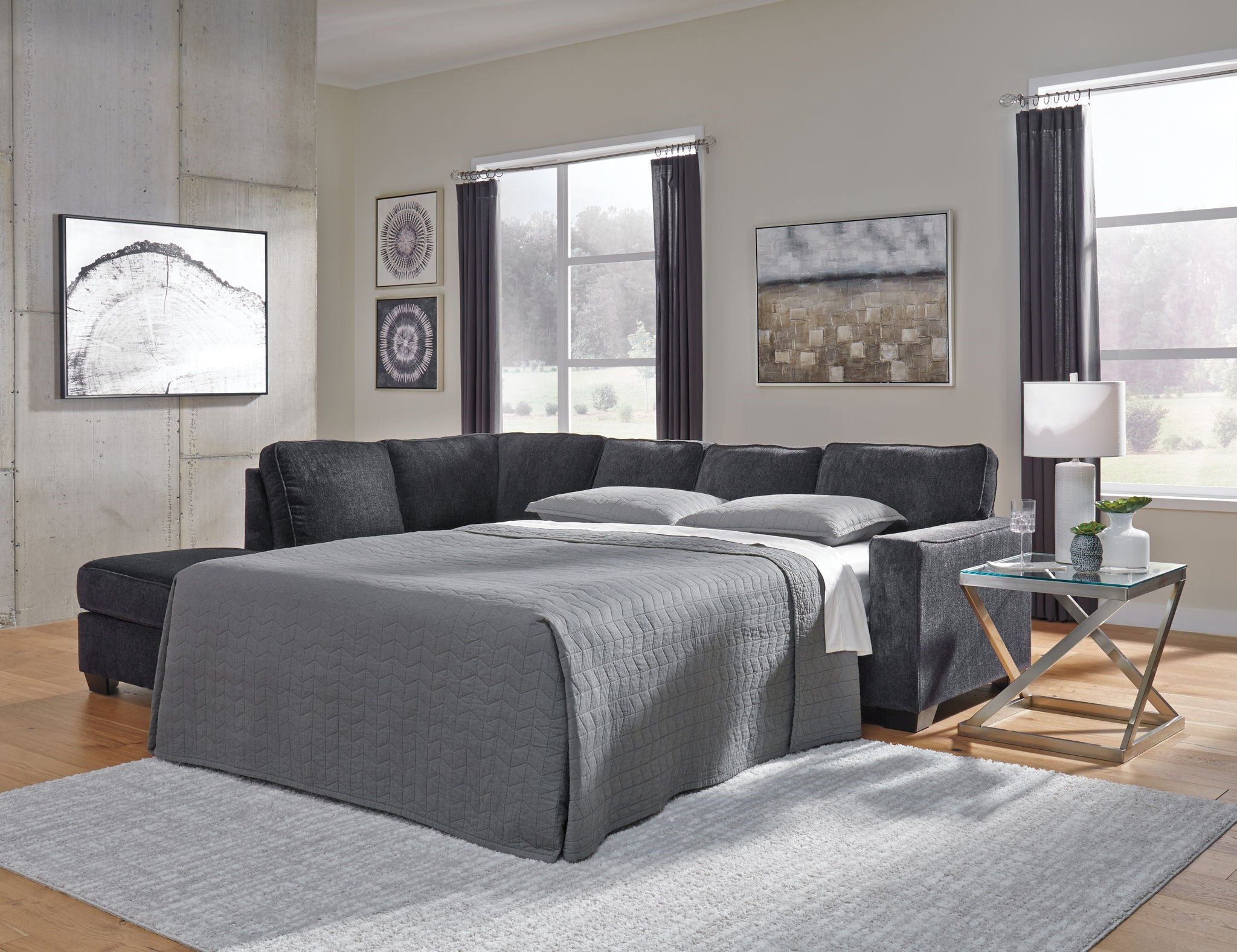 Altari - Slate - Raf Full Sofa Sleeper - Urban Living Furniture (Los Angeles, CA)