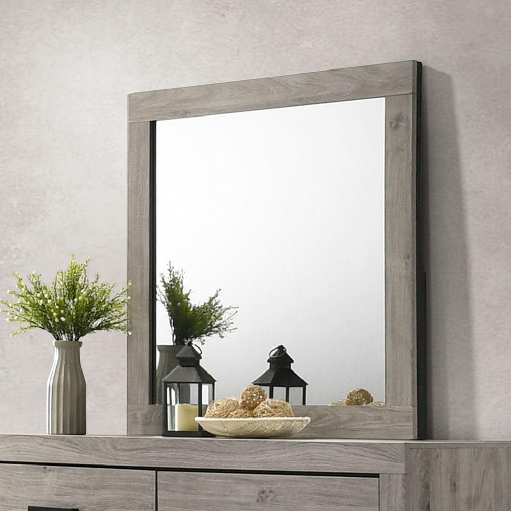 Mari - Mirror - Light Gray Finish - Urban Living Furniture (Los Angeles, CA)