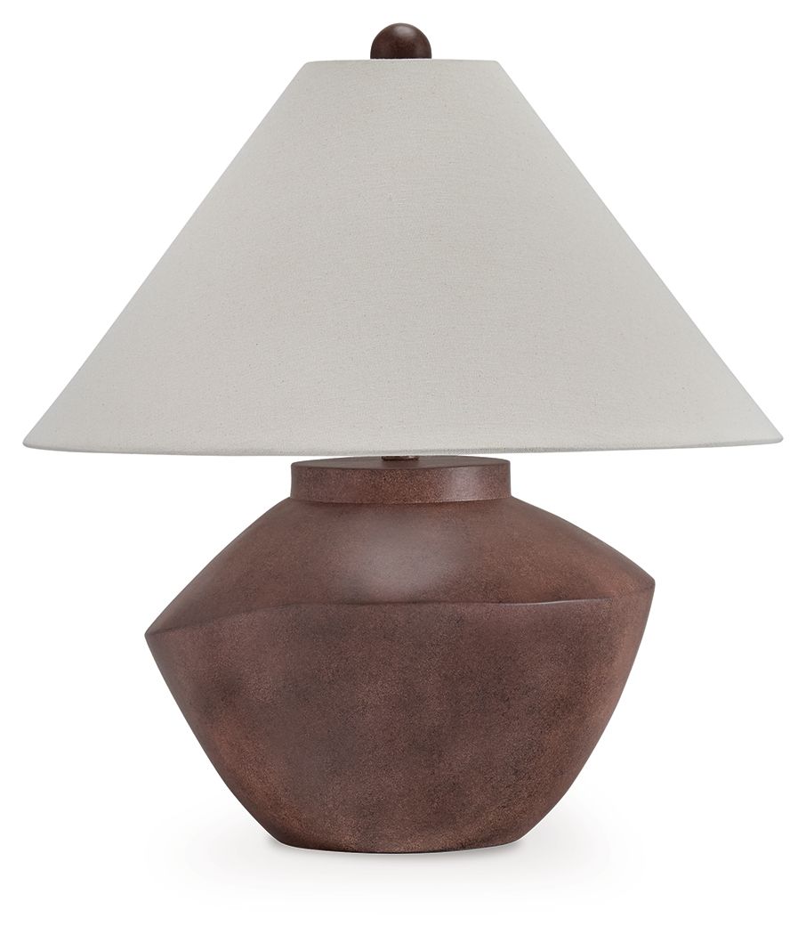 Honsworth - Antique Brown - Poly Table Lamp - Urban Living Furniture (Los Angeles, CA)