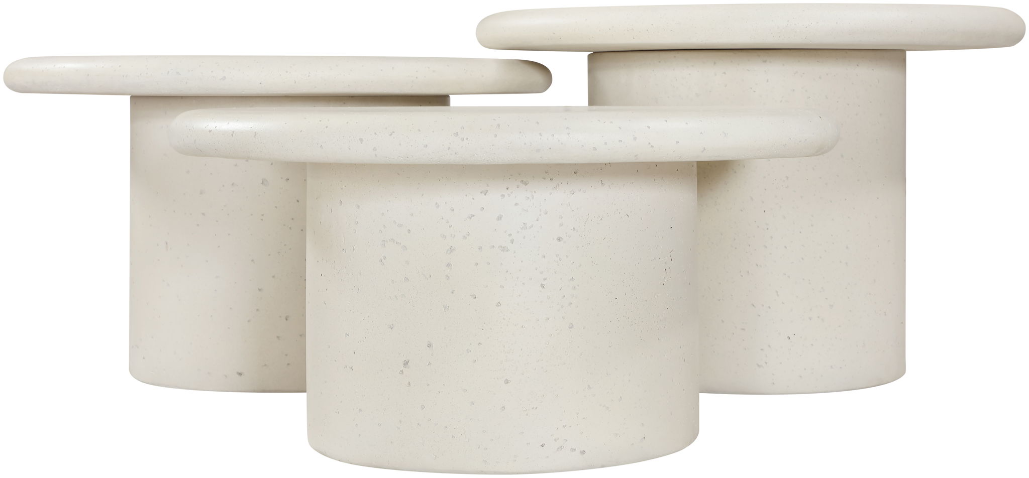 Emara - 3 Piece Concrete And Fiberglass Indoor / Outdoor Coffee Table - Urban Living Furniture (Los Angeles, CA)
