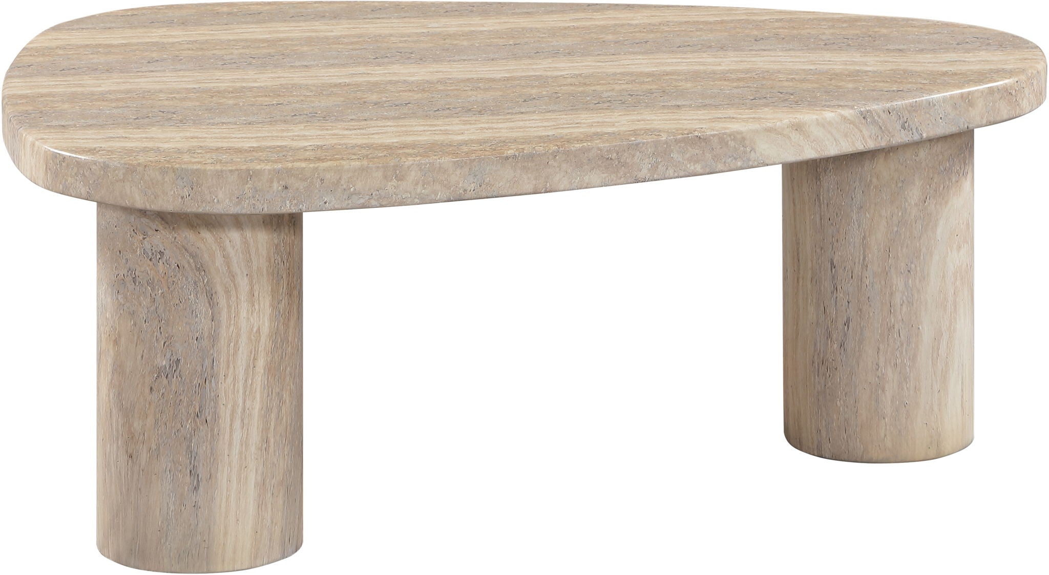 Teramo - Traverine Concrete Indoor/Outdoor Coffee Table - Urban Living Furniture (Los Angeles, CA)