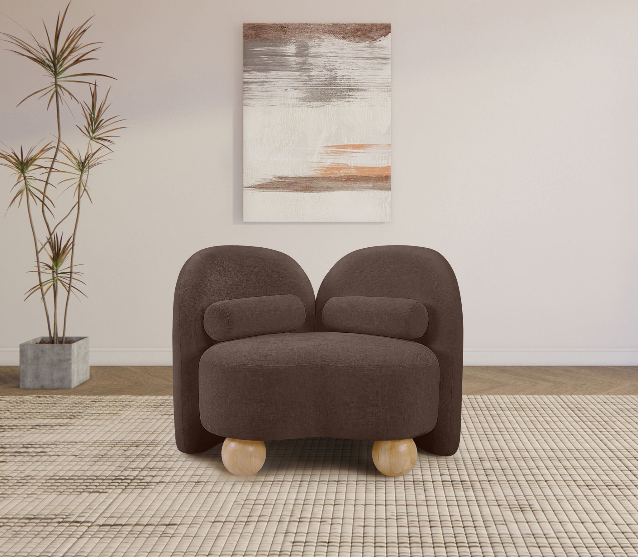 Daphne - Chenille Chair - Urban Living Furniture (Los Angeles, CA)