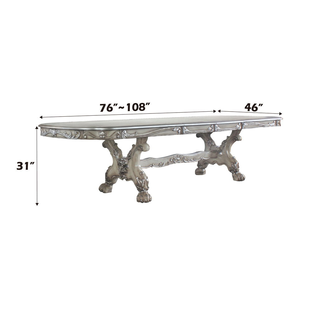 Dresden - 31" Dining Table - Vintage Bone White - Urban Living Furniture (Los Angeles, CA)