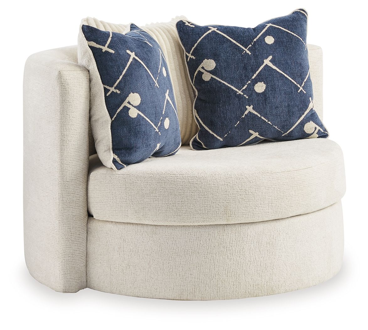 Padova - Ivory - Swivel Accent Chair - Urban Living Furniture (Los Angeles, CA)