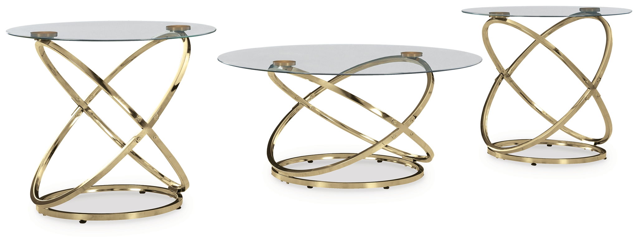 Crimonti - Champagne - Occasional Table Set (Set of 3) - Urban Living Furniture (Los Angeles, CA)