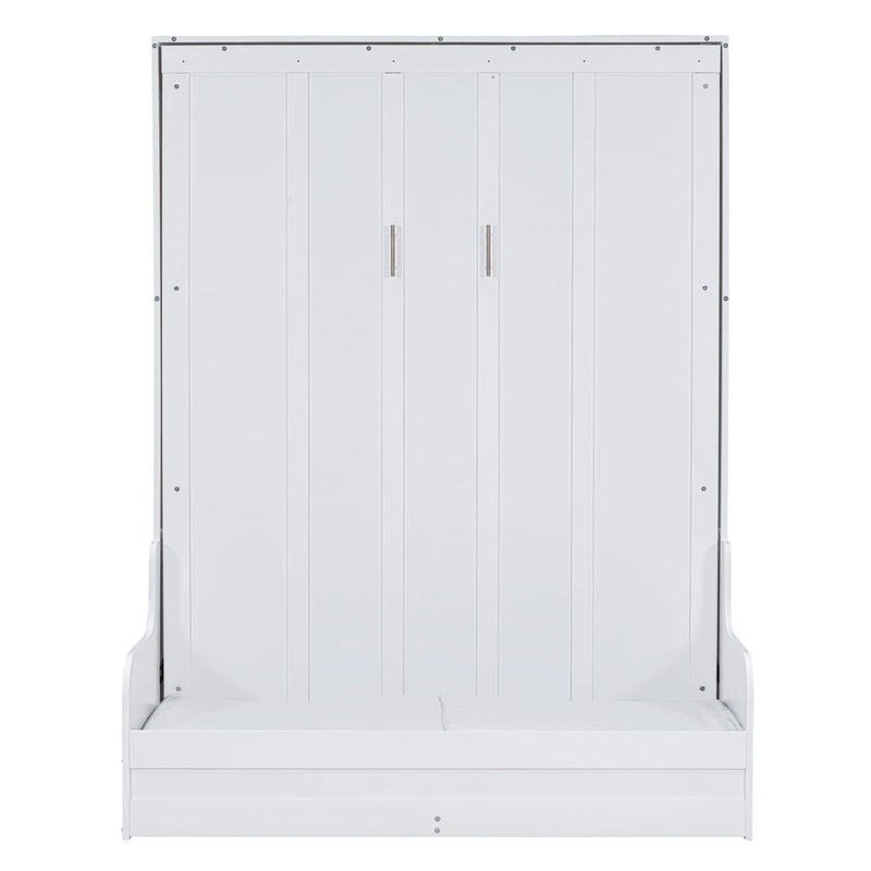 Murphy Wall Bed With Cushion, Space Saving Design, And Construction