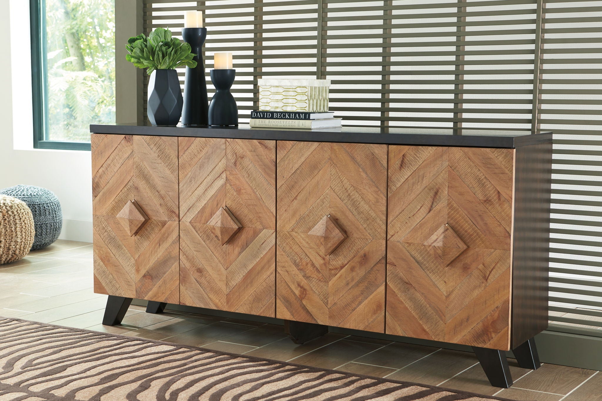 Robin Ridge - Brown / Beige - Accent Cabinet - Urban Living Furniture (Los Angeles, CA)