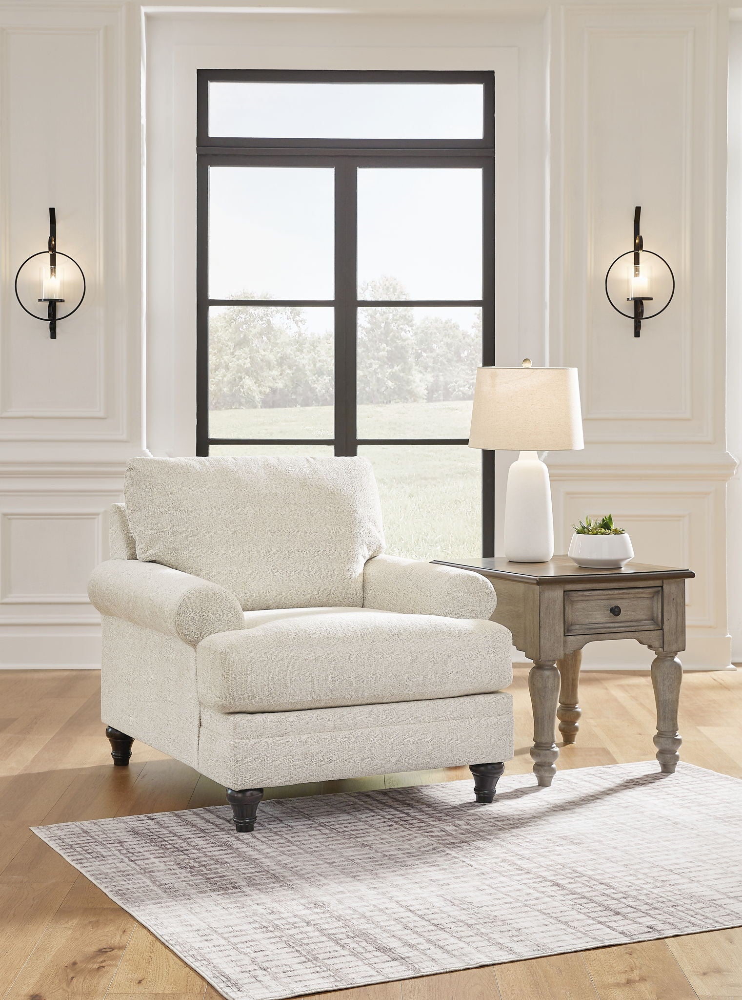 Valerani - Sandstone - 2 Pc. - Chair, Ottoman - Urban Living Furniture (Los Angeles, CA)