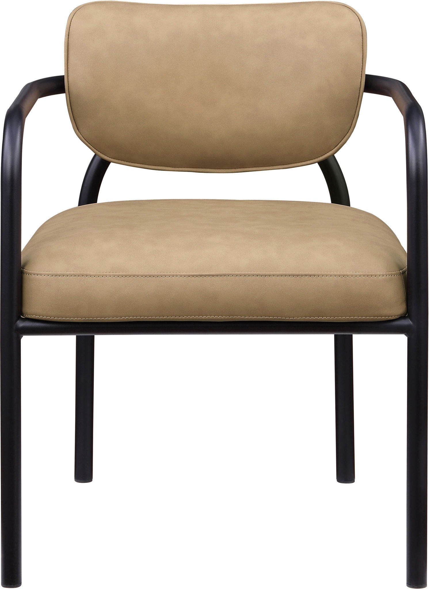 Serava - Vegan Leather Upholstered Dining Chair (Set of 2) - Tan - Urban Living Furniture (Los Angeles, CA)