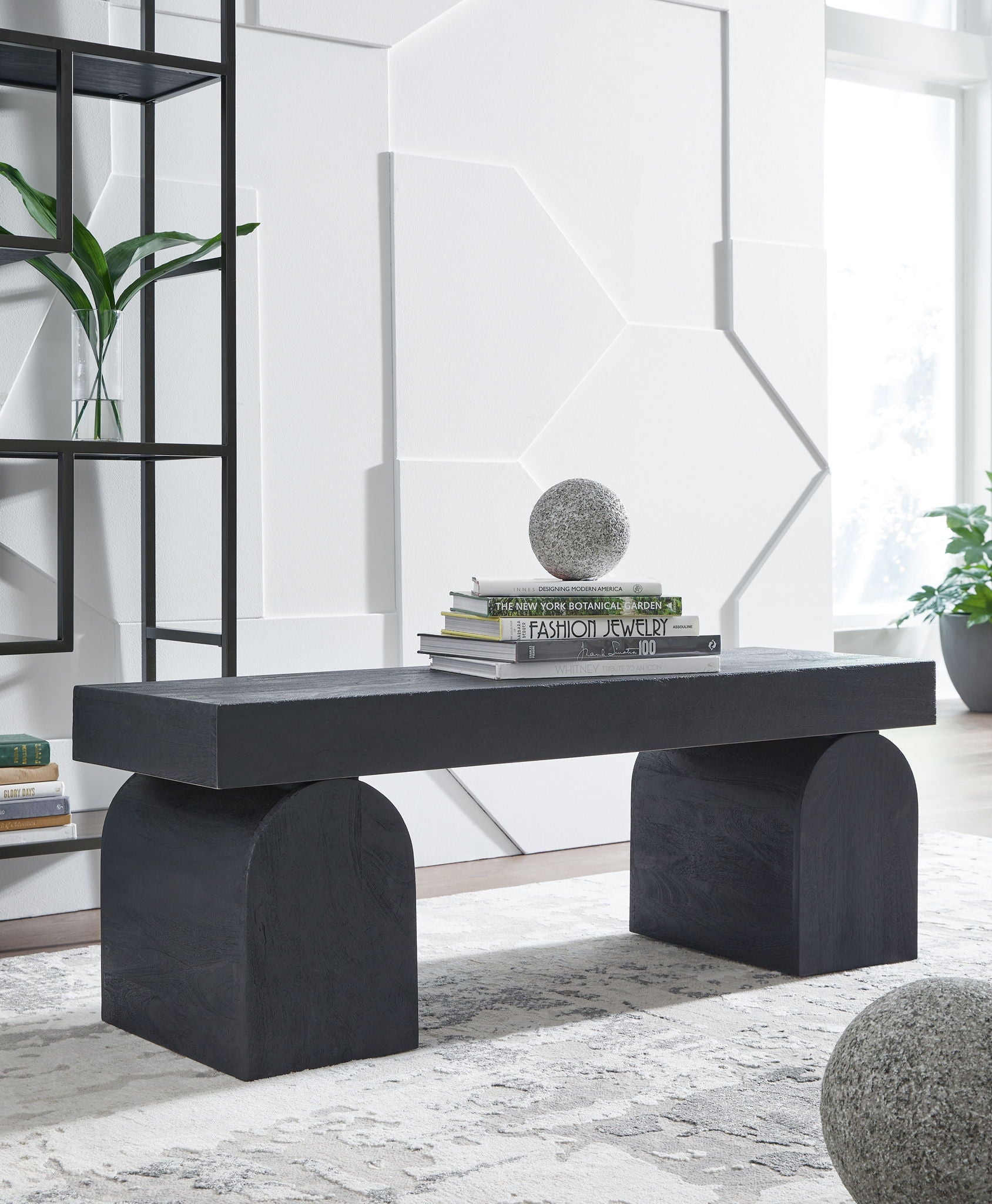 HoLGrove - Black - Accent Bench - Urban Living Furniture (Los Angeles, CA)