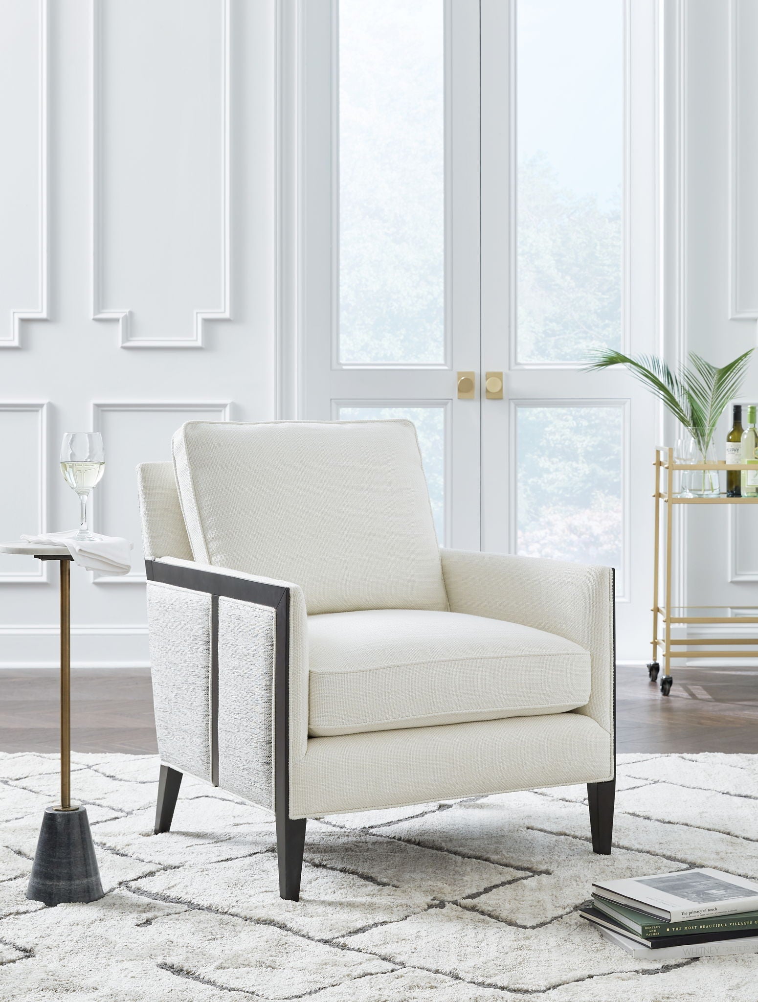 Ardenworth - Black / Ivory - Accent Chair - Urban Living Furniture (Los Angeles, CA)