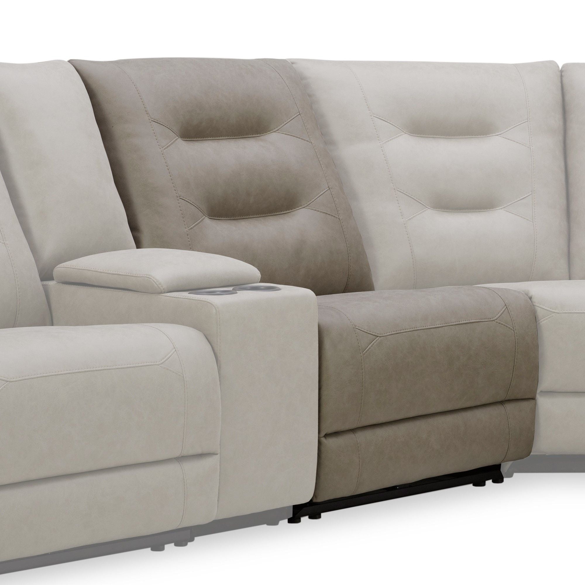 Caldwell - Power Armless Recliner - Theo Fog - Urban Living Furniture (Los Angeles, CA)