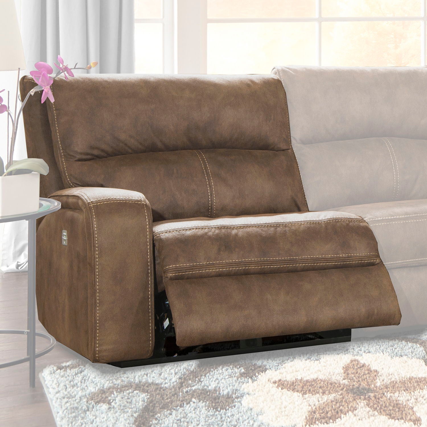 Polaris - Power Left Arm Facing Recliner - Kahlua - Urban Living Furniture (Los Angeles, CA)
