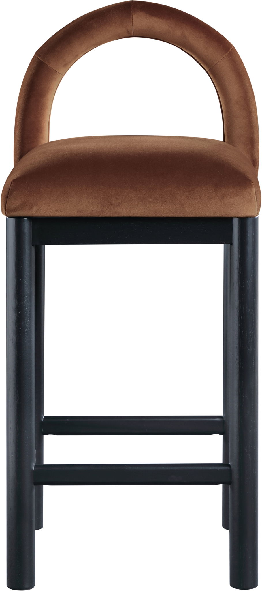 Conrad - Velvet Counter Stool With Black Legs - Urban Living Furniture (Los Angeles, CA)