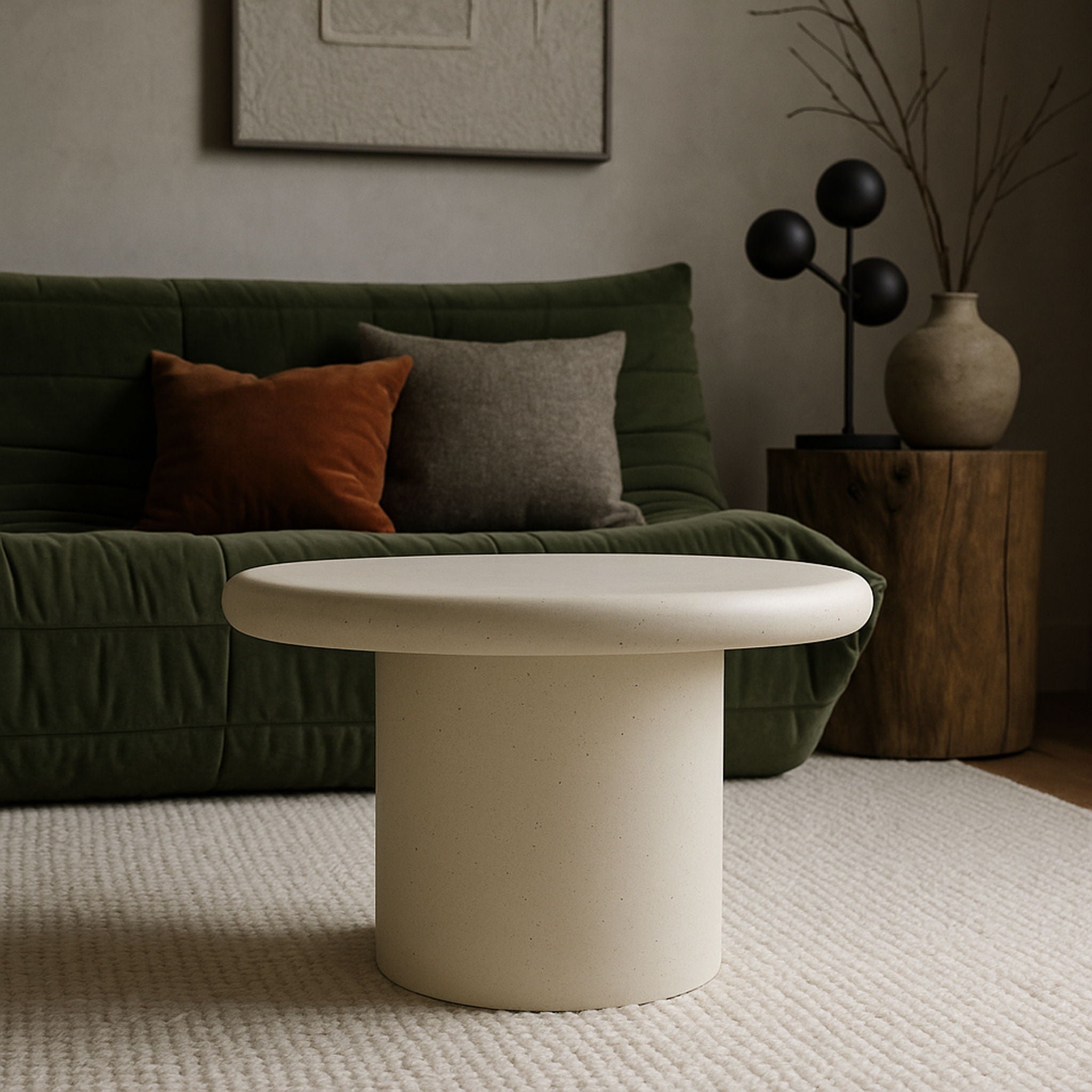 Emara - Concrete And Fiberglass Indoor / Outdoor Coffee Table - Urban Living Furniture (Los Angeles, CA)