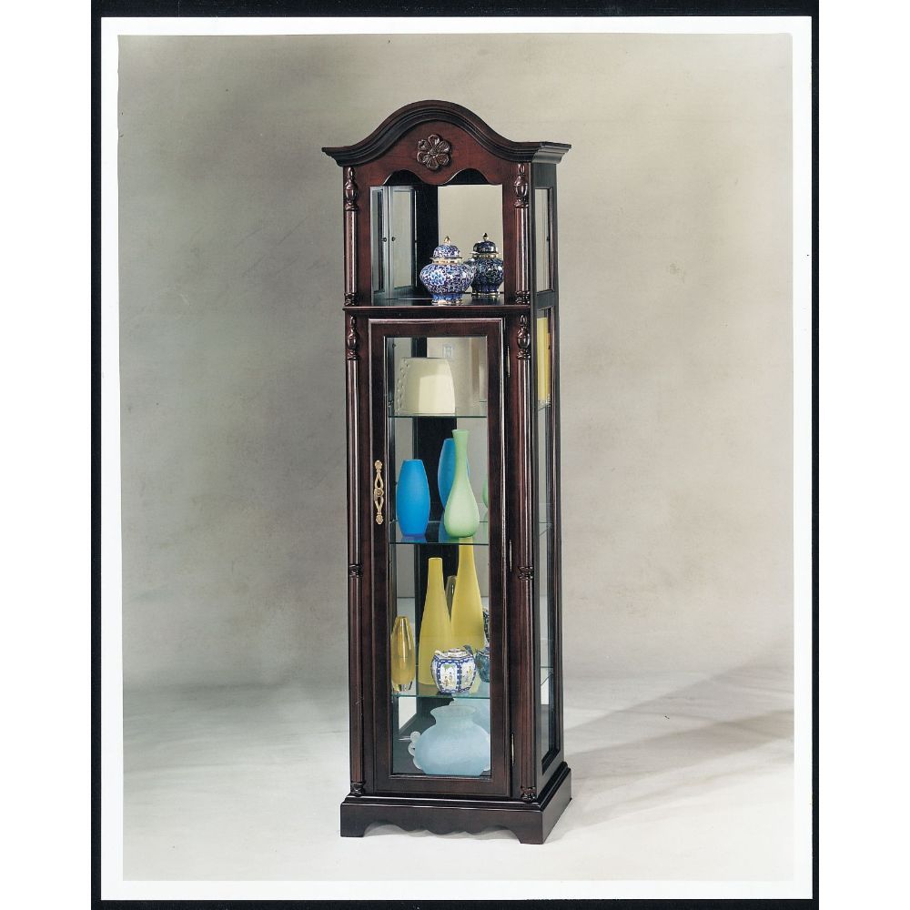 Lindsey - Curio Cabinet - Dark Brown - 22" - Urban Living Furniture (Los Angeles, CA)