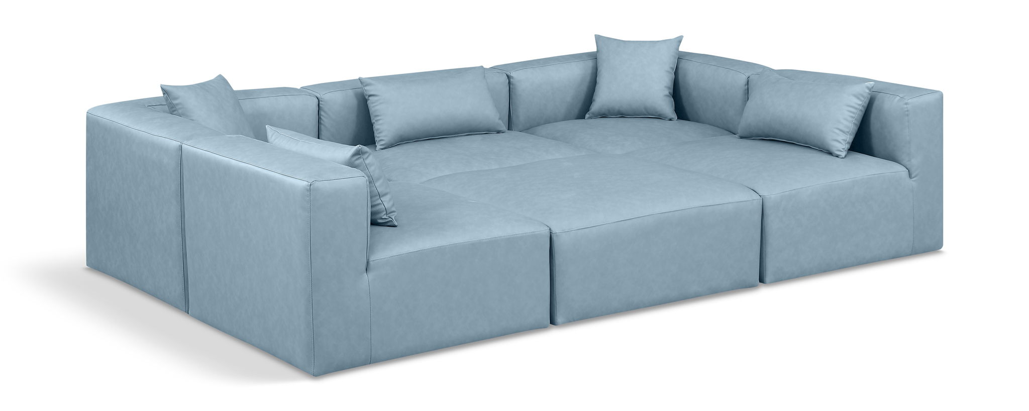 Cube - 6 Piece Modular Sectional - Urban Living Furniture (Los Angeles, CA)