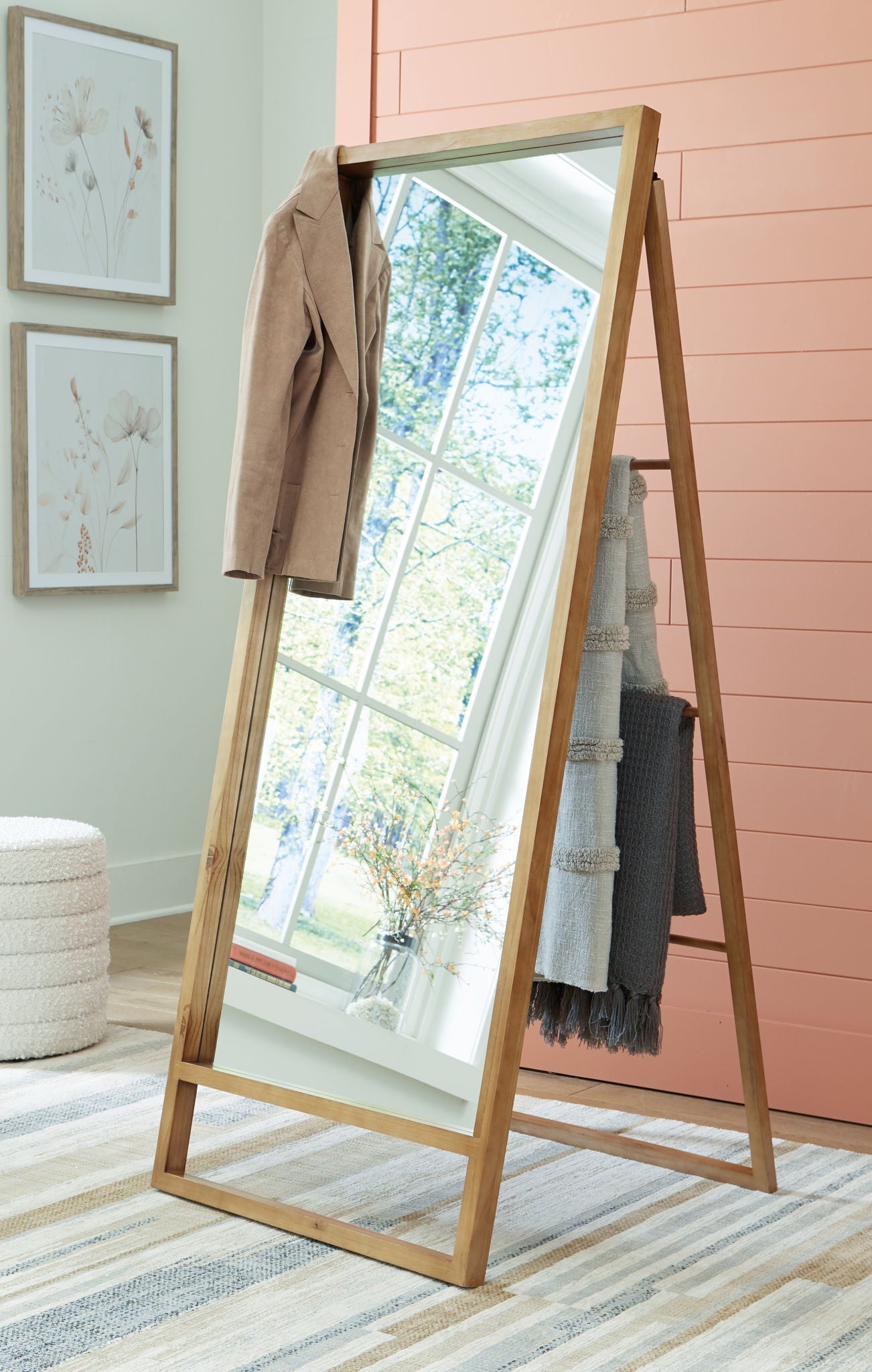 Devford - Brown - Floor Mirror - Urban Living Furniture (Los Angeles, CA)