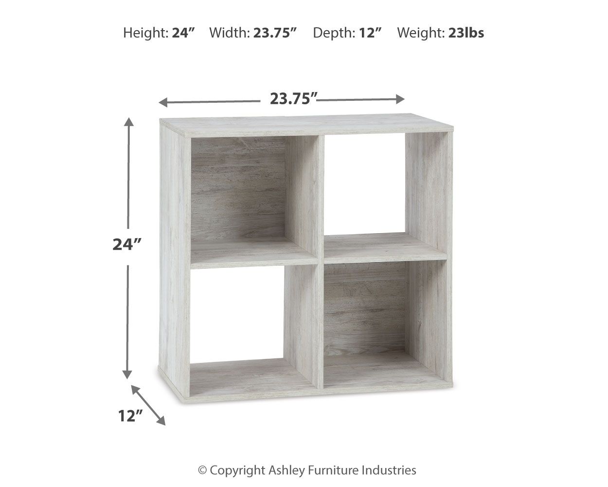 Paxberry - Four Cube Organizer - Urban Living Furniture (Los Angeles, CA)