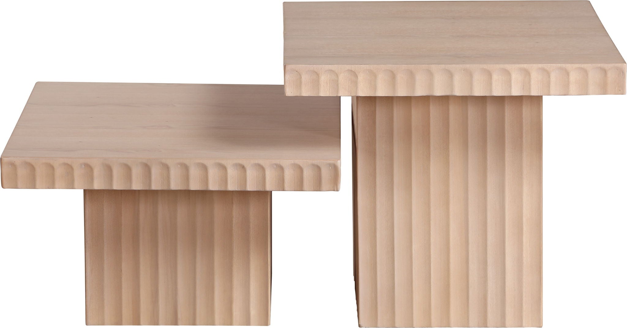 Spencer - Oak Veneer 2 Piece Coffee Table - Urban Living Furniture (Los Angeles, CA)