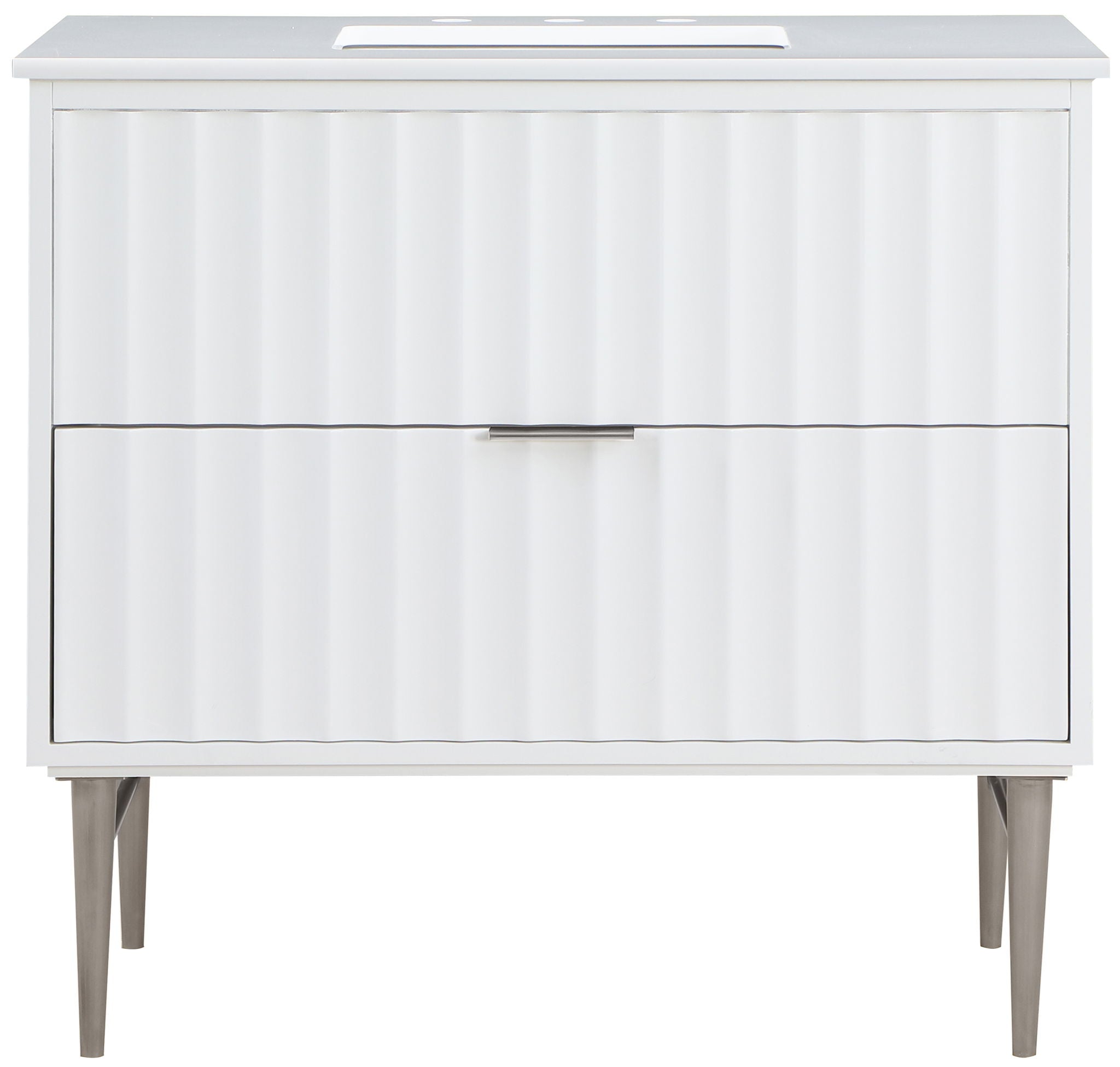 Modernist - Bathroom Vanity With Chrome Legs - Urban Living Furniture (Los Angeles, CA)