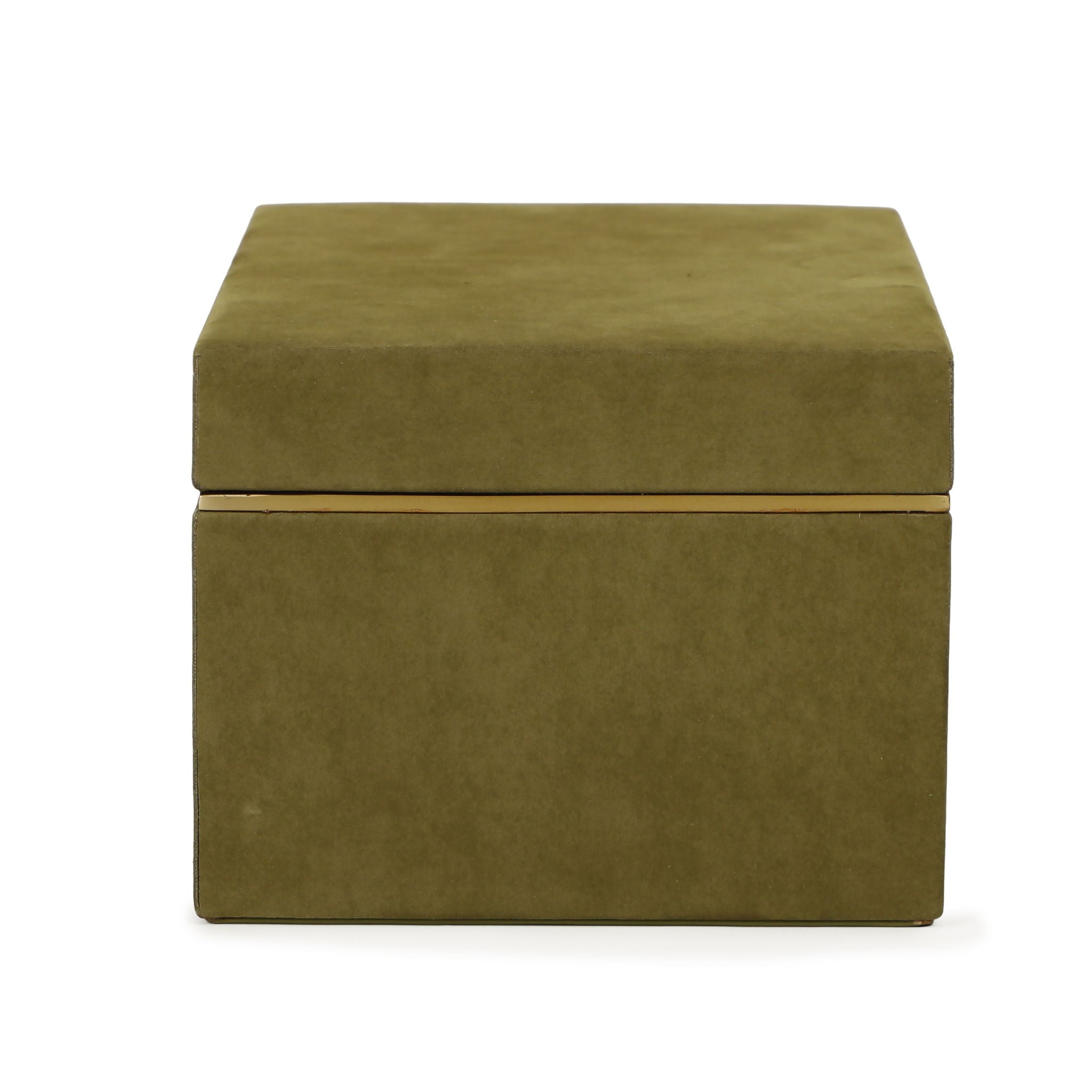 Pisa - Vegan Suede Contract-Grade Storage Box - Green - Urban Living Furniture (Los Angeles, CA)