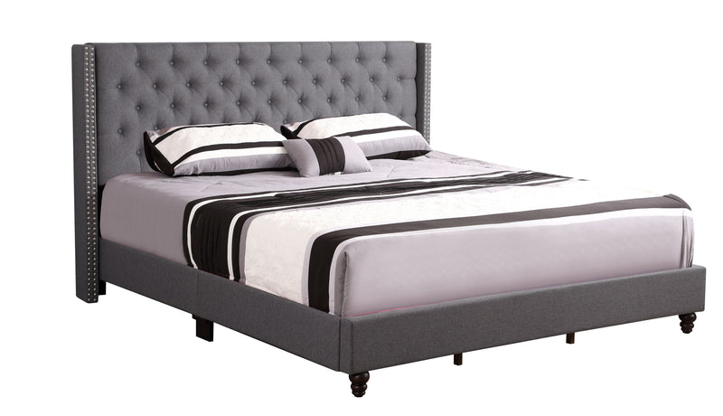 Nailhead Bed Transitional Vibrant - Urban Living Furniture (Los Angeles, CA)